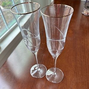 Waterford Champagne Flutes 🥂